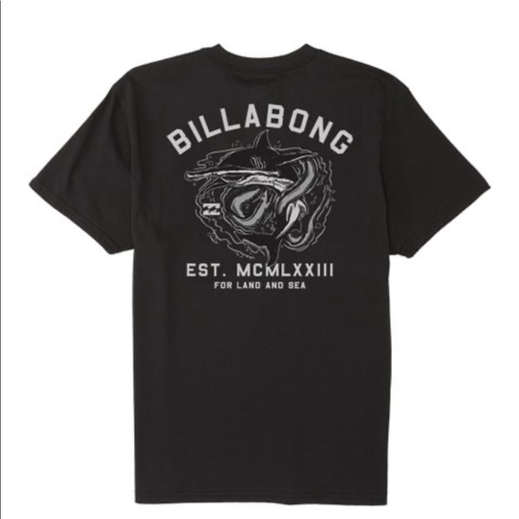Billabong Other - Black Billabong Assault Hammerhead Crewneck Tee